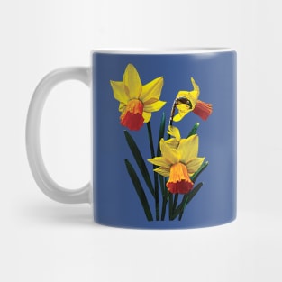 daffodils - Three Daffodils Mug